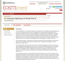 American Diplocmacy in World War II Unit Plan American Diplocmacy in World War II Unit Plan