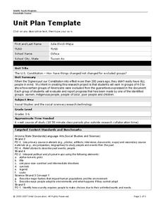 Unit Plan Template Lesson Plan Unit Plan Template Lesson Plan