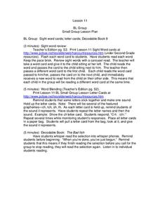 Lesson 11 BL Group Lesson Plan Lesson 11 BL Group Lesson Plan