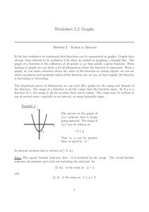 Graphs Worksheet Graphs Worksheet
