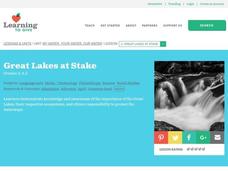 Great Lakes at Stake Lesson Plan Great Lakes at Stake Lesson Plan