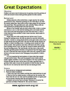 Great Expectations Lesson Plan Great Expectations Lesson Plan