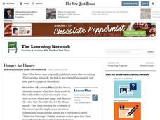 Hungry for History Lesson Plan Hungry for History Lesson Plan