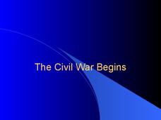 The Civil War Begins PPT The Civil War Begins PPT