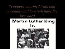 Martin Luther King Jr. PPT Martin Luther King Jr. PPT