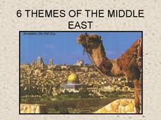 6 Themes of the Middle East Presentation 6 Themes of the Middle East Presentation