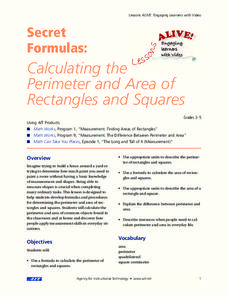 Secret Formulas Lesson Plan Secret Formulas Lesson Plan