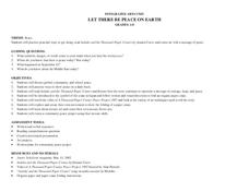 Let There Be Peace On Earth Lesson Plan Let There Be Peace On Earth Lesson Plan