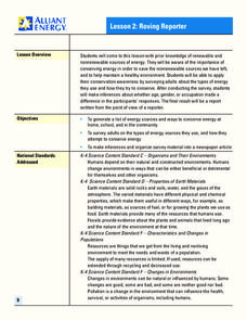 Roving Reporter Lesson Plan Roving Reporter Lesson Plan