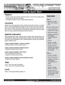 Soil Treasure Hunt Lesson Plan Soil Treasure Hunt Lesson Plan