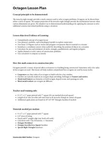 Octagon Lesson Plan Lesson Plan Octagon Lesson Plan Lesson Plan