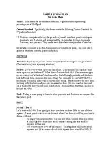 Percentages On A Grid Lesson Plan Percentages On A Grid Lesson Plan