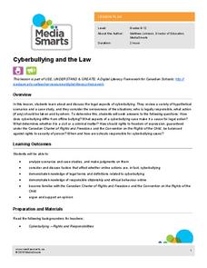 Cyberbullying and the Law Lesson Plan Cyberbullying and the Law Lesson Plan