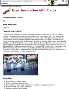 Experimentation With Plants Lesson Plan Experimentation With Plants Lesson Plan