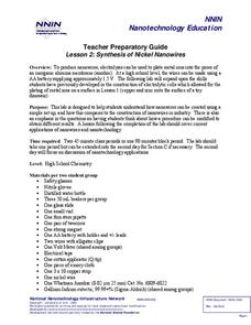 Synthesis of Nickel Nanowires Lesson Plan Synthesis of Nickel Nanowires Lesson Plan