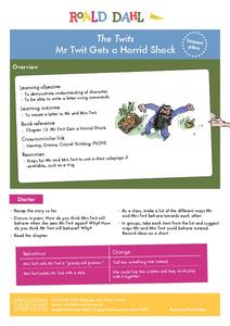 The Twits - Mr Twit Gets a Horrid Shock Lesson Plan The Twits - Mr Twit Gets a Horrid Shock Lesson Plan