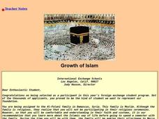 Growth of Islam Lesson Plan Growth of Islam Lesson Plan