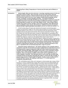 Detecting Rise in Body Temperature in Human and Animals and its Effects on Health Lesson Plan Detecting Rise in Body Temperature in Human and Animals and its Effects on Health Lesson Plan
