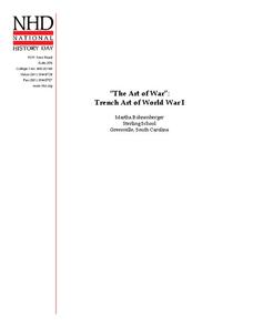 “The Art of War”: Trench Art of World War I Lesson Plan “The Art of War”: Trench Art of World War I Lesson Plan