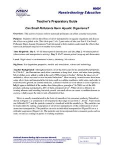 Can Small Pollutants Harm Aquatic Organisms? Lesson Plan Can Small Pollutants Harm Aquatic Organisms? Lesson Plan