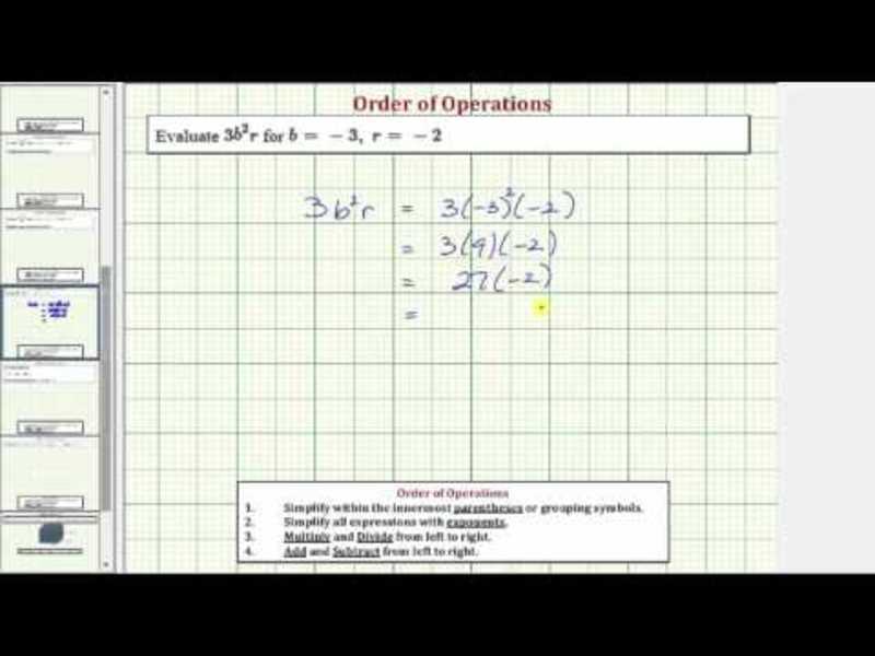 Evaluate an Expression in the Form 3x^2y (Example) Video Evaluate an Expression in the Form 3x^2y (Example) Video