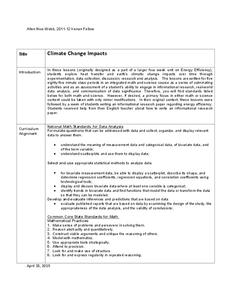 Climate Change Impacts Lesson Plan Climate Change Impacts Lesson Plan