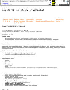La Cenerentola (Cinderella) Lesson Plan La Cenerentola (Cinderella) Lesson Plan