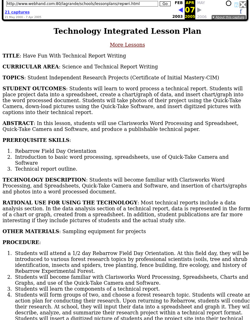 Have Fun With Technical Report Writing Lesson Plan Have Fun With Technical Report Writing Lesson Plan