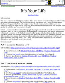 It's Your Life Lesson Plan It's Your Life Lesson Plan