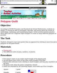 Polygon Quilt Lesson Plan Polygon Quilt Lesson Plan