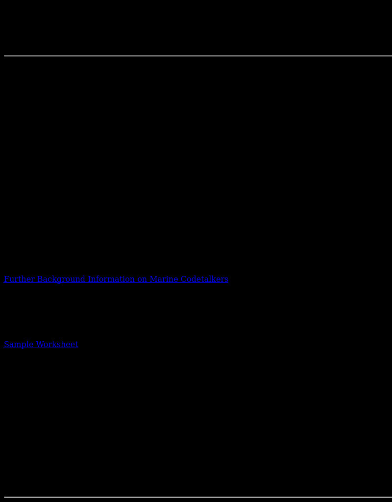 Codebreaker Math Lesson Plan Codebreaker Math Lesson Plan