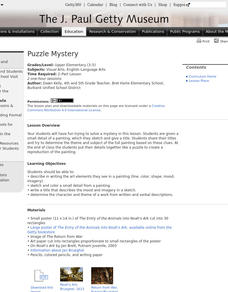 Puzzle Mystery Lesson Plan Puzzle Mystery Lesson Plan
