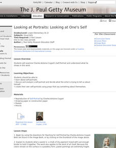 Looking at Portraits: Looking at One's Self Lesson Plan Looking at Portraits: Looking at One's Self Lesson Plan