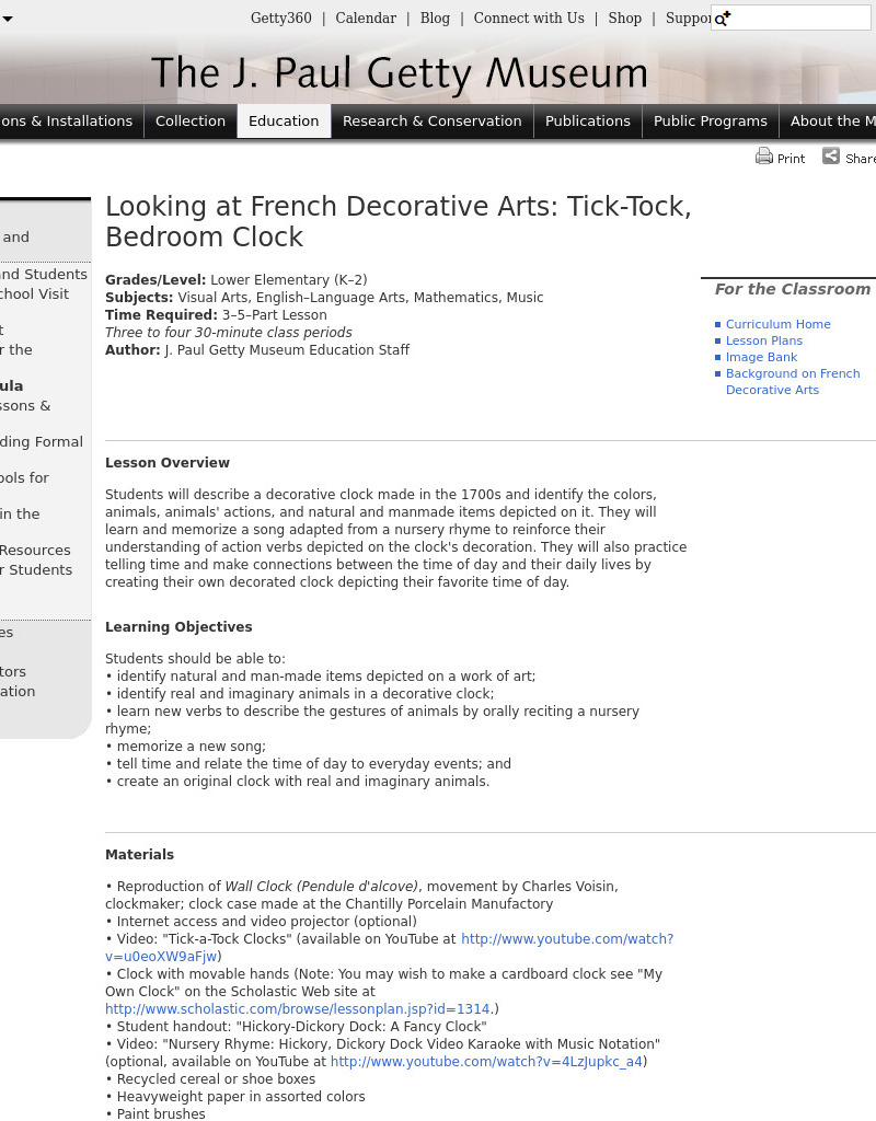 Looking At French Decorative Arts: The Quest For True Porcelain Lesson Plan Looking At French Decorative Arts: The Quest For True Porcelain Lesson Plan