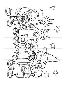 Halloween Coloring Page Worksheet Halloween Coloring Page Worksheet