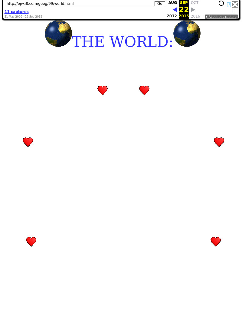 The World (With an emphasis on the United States) Lesson Plan The World (With an emphasis on the United States) Lesson Plan