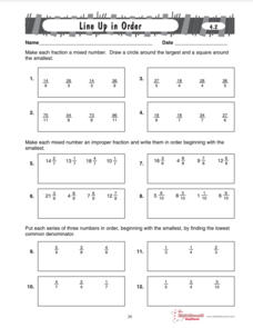 Line Up In Order Worksheet Line Up In Order Worksheet