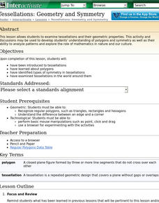 Geometry and Symmetry Lesson Plan Geometry and Symmetry Lesson Plan