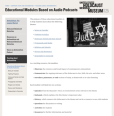 Educational Modules Based on Audio Podcasts Lesson Plan Educational Modules Based on Audio Podcasts Lesson Plan