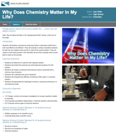 Reaction Stoichiometry—How Can We Make Chalk? Lesson Plan Reaction Stoichiometry—How Can We Make Chalk? Lesson Plan
