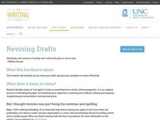 Revising Drafts Website Revising Drafts Website