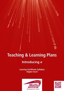 Introduction to e Lesson Plan Introduction to e Lesson Plan
