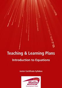 Introduction to Equations Lesson Plan Introduction to Equations Lesson Plan