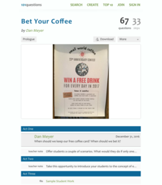 Bet Your Coffee Activity Bet Your Coffee Activity