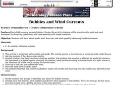 Bubbles and Wind Currents Lesson Plan Bubbles and Wind Currents Lesson Plan