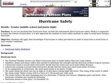 Hurricane Safety Lesson Plan Hurricane Safety Lesson Plan