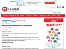 Nature Scavenger Hunt with Pedometers Lesson Plan Nature Scavenger Hunt with Pedometers Lesson Plan