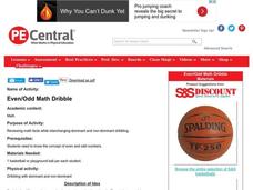 Even/Odd Math Dribble Lesson Plan Even/Odd Math Dribble Lesson Plan
