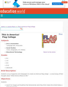 This Is America! Flag Collage Lesson Plan This Is America! Flag Collage Lesson Plan