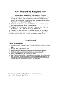Harry Potter and the Philosopher's Stone Worksheet Harry Potter and the Philosopher's Stone Worksheet
